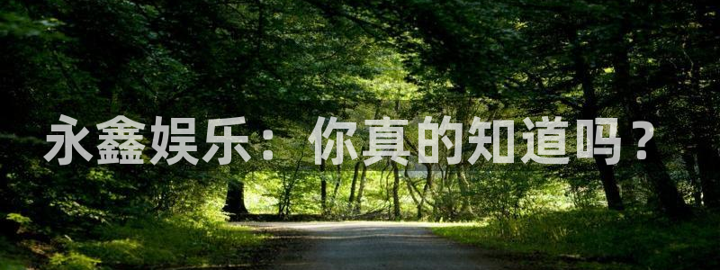 赢咖8：永鑫娱乐：你真的知道吗？